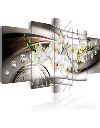 Πινακας Σε Καμβα - Orchid With Diamonds Premium Print 225x112.5cm