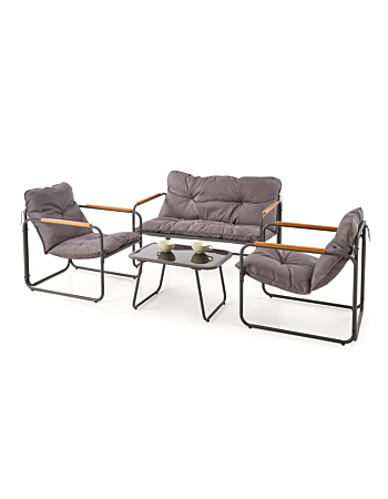 Urban Lounger Σετ Εξωτερικου Χωρου Γκρι