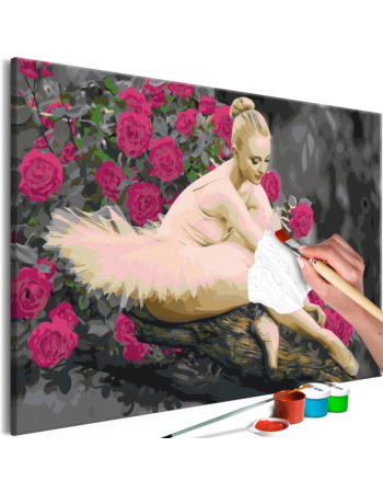 Πινακας Αυτοζωγραφικης - Rose Ballerina 60x40cm