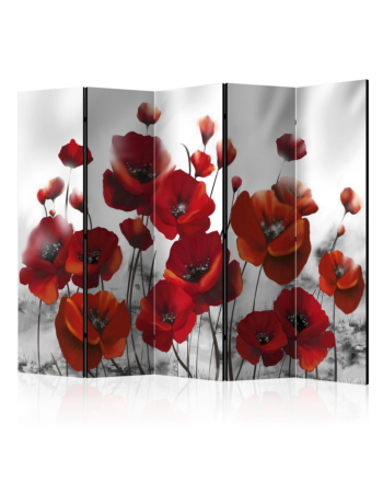 Διαχωριστικο Δωματιου - Poppies In The Moonlight Ii Ηχοαπορροφητικο 225x172cm
