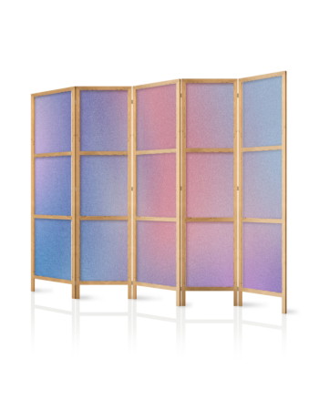 Ιαπωνικο Διαχωριστικο Δωματιου - Rainbow Gradient - Delicate Multicolored Gradient Resembling Mist 225x172cm