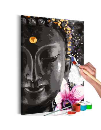 Πινακας Αυτοζωγραφικης - Buddha And Flower 40x60cm