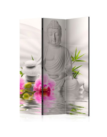 Διαχωριστικο Δωματιου - Buddha And Orchids Ηχοαπορροφητικο 135x172cm