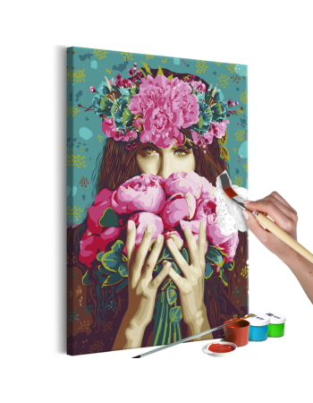 Πινακας Αυτοζωγραφικης - Green-eyed Woman 40x60cm