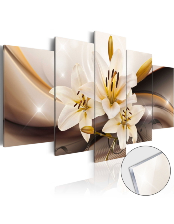 Πινακας Σε Ακρυλικο Γυαλι - Shiny Lily 100x50cm