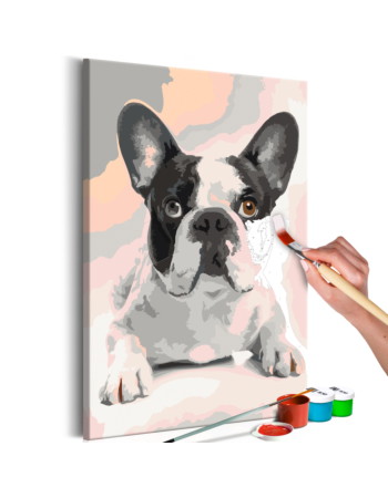 Πινακας Αυτοζωγραφικης - French Bulldog 40x60cm