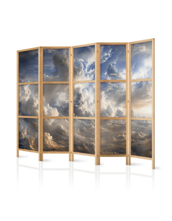 Ιαπωνικο Διαχωριστικο Δωματιου - Golden Reflections On Clouds Foretelling Dusk 225x172cm