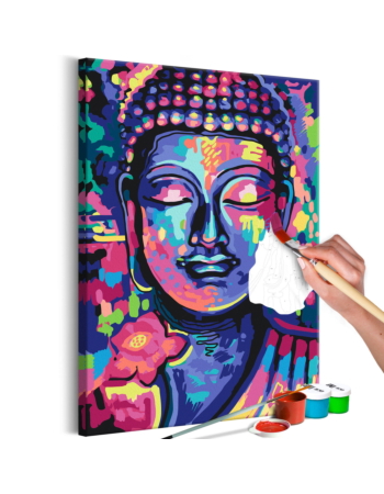 Πινακας Αυτοζωγραφικης - Buddha's Crazy Colors 40x60cm