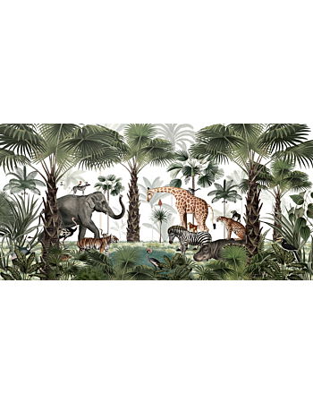 Animal Kingdom Ταπετσαρια Τοιχου Πρασινο