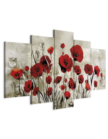 Πινακας Σε Καμβα - Scarlet Field Premium Print 225x112.5cm