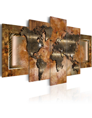 Πινακας Σε Καμβα - Steel Map Premium Print 225x112.5cm