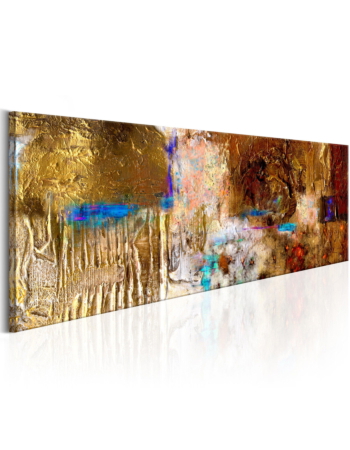 Πινακας Σε Καμβα - Golden Structure Premium Print 120x40cm