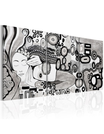 Πινακας Ζωγραφικης Στο Χερι - Silver Kiss 60x30cm