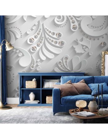 Φωτοταπετσαρια - Flowers With Crystals Standard 300x210cm