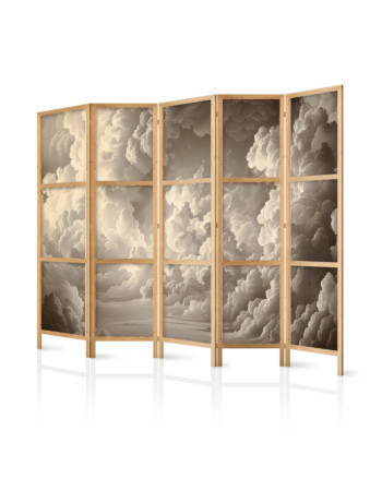 Ιαπωνικο Διαχωριστικο Δωματιου - Whisper Of Illuminated Clouds: Soft Play Of Light In The Theater Of The Heavens 225x172cm