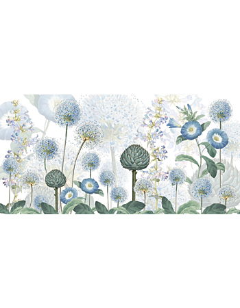 Blue Wild Meadow Ταπετσαρια Τοιχου Μπλε