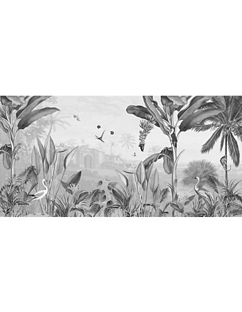 Botanical Beauty Ταπετσαρια Τοιχου Γκρι