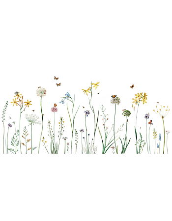 Butterfly Garden Ταπετσαρια Τοιχου Λευκο