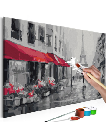 Πινακας Αυτοζωγραφικης - Rainy Paris 60x40cm