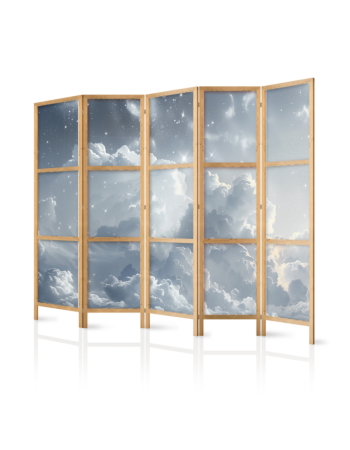 Ιαπωνικο Διαχωριστικο Δωματιου - Astral Calm: Stars Scattered Over Delicate Clouds 225x172cm