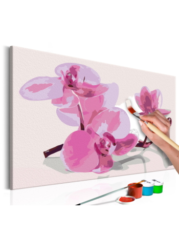 Πινακας Αυτοζωγραφικης - Orchid Flowers 60x40cm