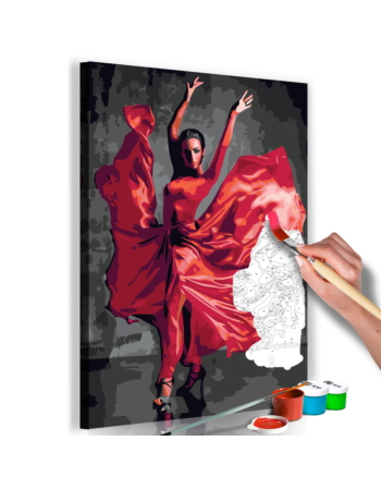 Πινακας Αυτοζωγραφικης - Red Dress 40x60cm