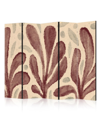 Διαχωριστικο Δωματιου - Waving Leaves - Irregular Plant Shapes In The Style Of Matisse Ηχοαπορροφητικο 225x172cm
