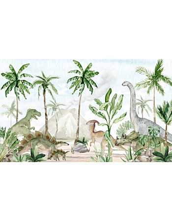 Dino Joy Ταπετσαρια Τοιχου Πρασινο