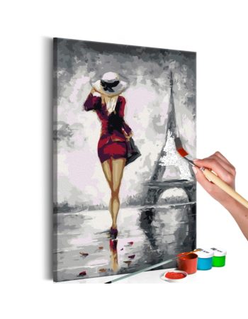 Πινακας Αυτοζωγραφικης - Parisian Girl 40x60cm