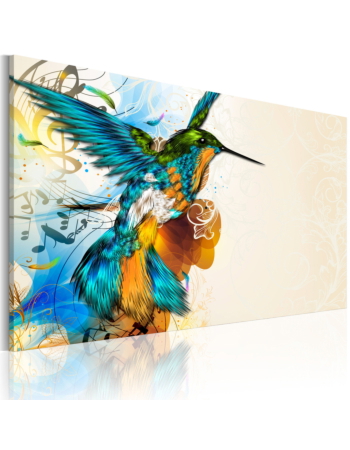 Πινακας Σε Καμβα - Bird's Music Premium Print 120x80cm