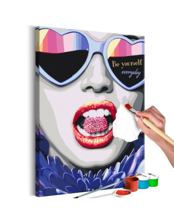 Πινακας Αυτοζωγραφικης - Be Yourself Everyday 40x60cm