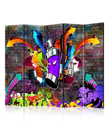Διαχωριστικο Δωματιου - Graffiti: Colourful Attack Ii Ηχοαπορροφητικο 225x172cm