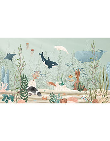 Kelp Forest Ταπετσαρια Τοιχου Ανοιχτο Πρασινο