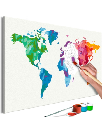 Πινακας Αυτοζωγραφικης - Colours Of The World 60x40cm