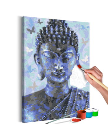 Πινακας Αυτοζωγραφικης - Buddha And Butterflies 40x60cm