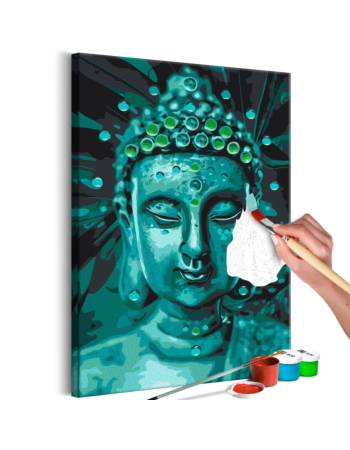 Πινακας Αυτοζωγραφικης - Emerald Buddha 40x60cm
