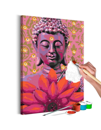 Πινακας Αυτοζωγραφικης - Friendly Buddha 40x60cm
