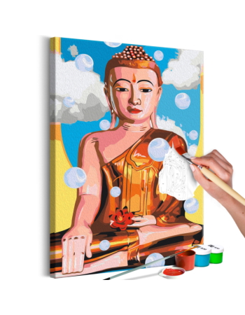 Πινακας Αυτοζωγραφικης - Levitating Buddha 40x60cm