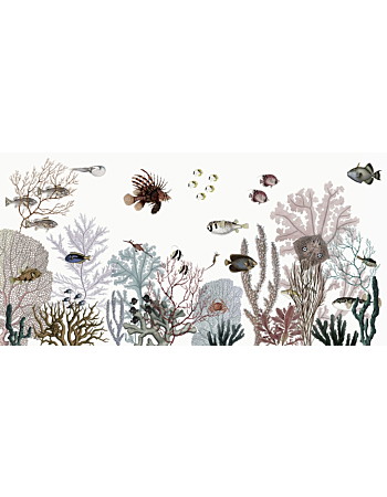 Roaring Reef Ταπετσαρια Τοιχου Λευκο