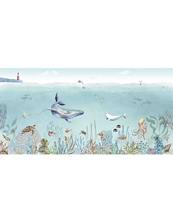 Secret Sealife Ταπετσαρια Τοιχου Ανοιχτο Μπλε