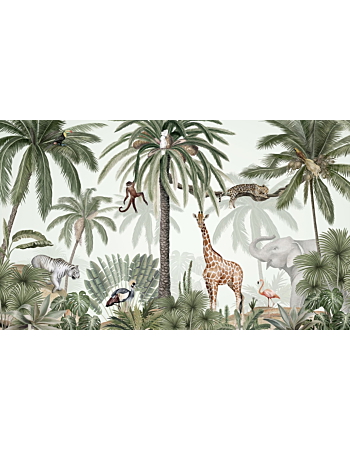 Tropical Jive Ταπετσαρια Τοιχου Πρασινο