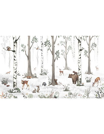 White Forest Ταπετσαρια Τοιχου Λευκο