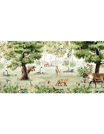 Woodland Wonders Ταπετσαρια Τοιχου Πρασινο