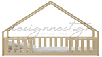 Bee Κρεβατι Σπιτακι Montessori Διαφορα Χρωματα & Διαστασεις