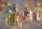 Φωτοταπετσαρια - City In The Mist Αδιαβροχη 150x105cm