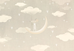 Φωτοταπετσαρια - Mouse On The Moon Αδιαβροχη 250x175cm