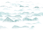 Φωτοταπετσαρια - Mountains In The Fog Αδιαβροχη 150x105cm