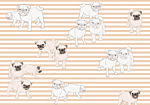 Φωτοταπετσαρια - Playful Dogs Αδιαβροχη 150x105cm