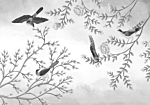 Φωτοταπετσαρια - Birds In The Garden - Third Variant Αδιαβροχη 200x140cm