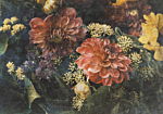 Φωτοταπετσαρια - Retro Flowers - First Variant Αδιαβροχη 300x210cm